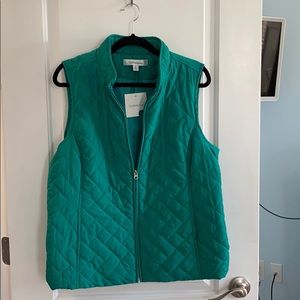 Brand new green vest